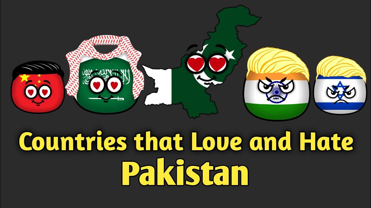 Countries that Love and Hate Pakistan 🇵🇰 - Countryballs