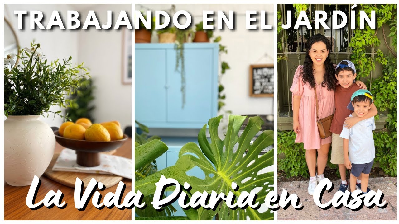 Trabajando en el Jardín & la Casa 🦋🪴 Mi vida diaria + Paseo al Centro de la Ciudad | Limpia conmigo