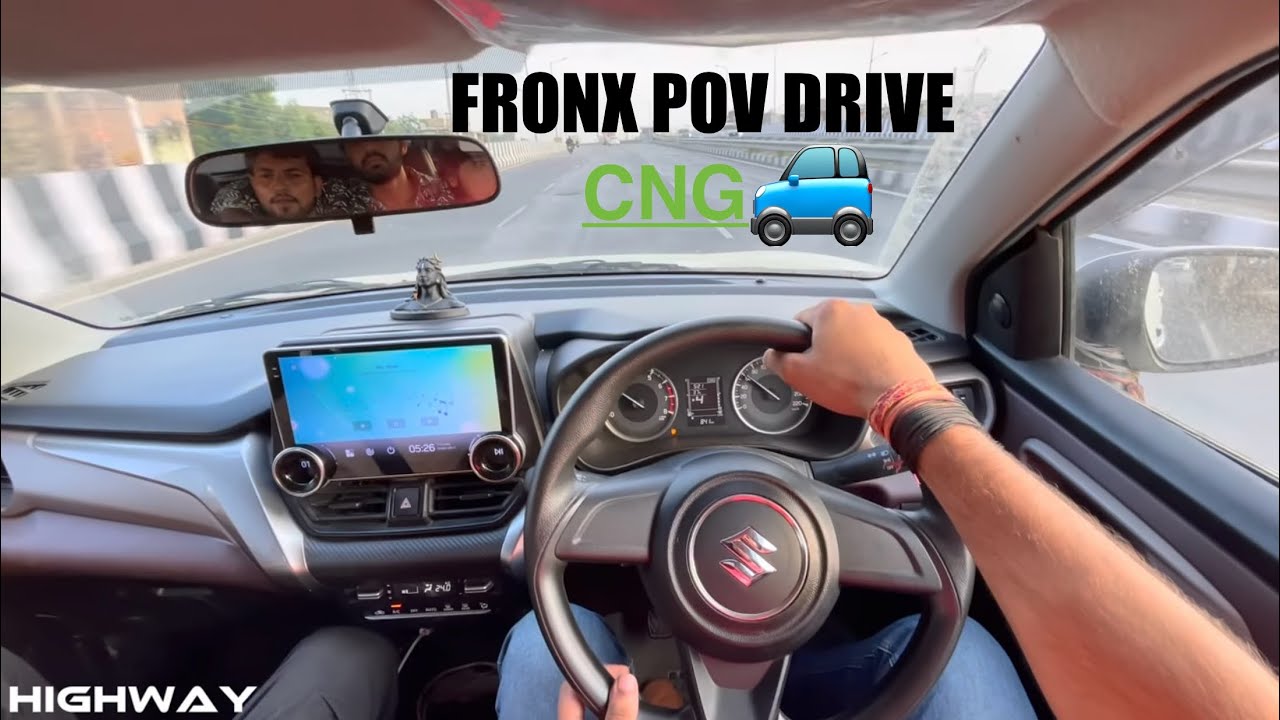 2025 MARUTI SUZUKI FRONX | 76Bhp | SIGMA VARIANT CNG | PERFORMANCE ?? | POV DRIVE | 4K | #fronx 