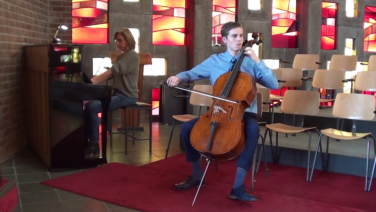 Kol Nidrei - Max Bruch door Tjitte van den Bedem (cello) en Ineke Opstal (piano)