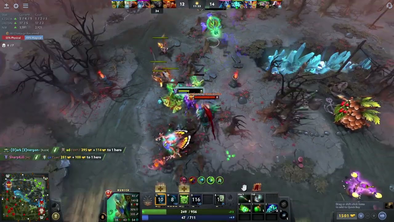 Rubick Gameplay. 