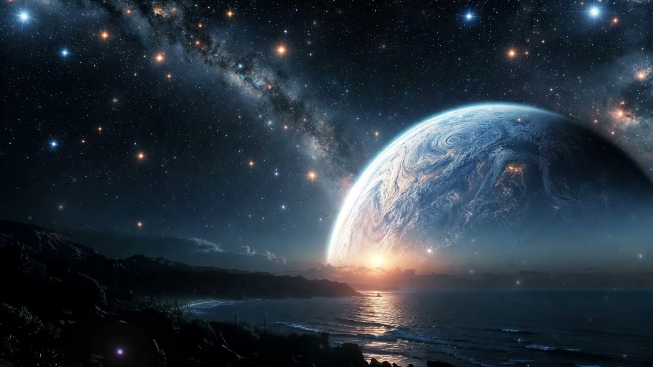 AstroWorld: Where Life Begins - Space Ambient Music for Deep Relaxation | 1 Hour | 4K 🪐