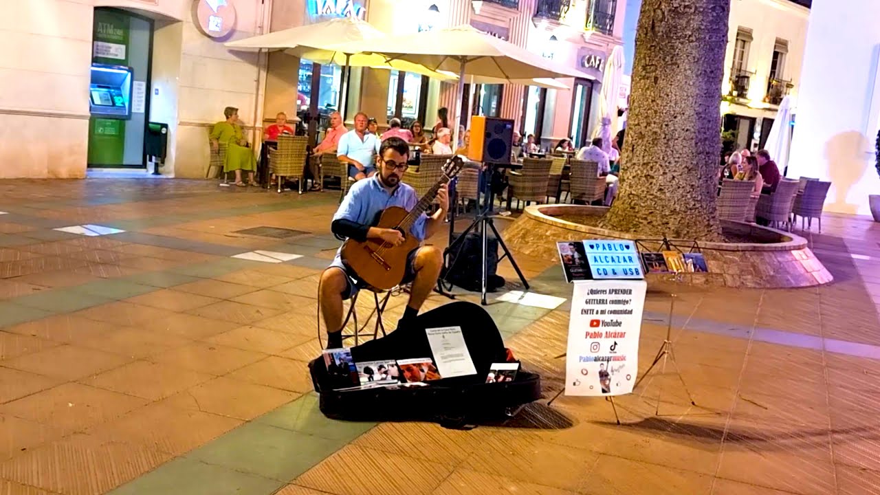 @PabloAlcazar Plays Live at Balcón de Europa || Nerja | Axarquía | Málaga | Spain Ep#1 ||