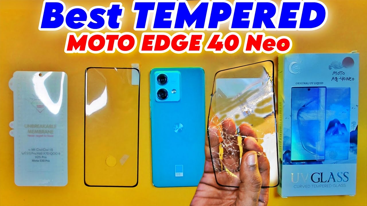 Лучшее закаленное стекло для Moto Edge 40 Neo — телефоны с изогнутым дисплеем