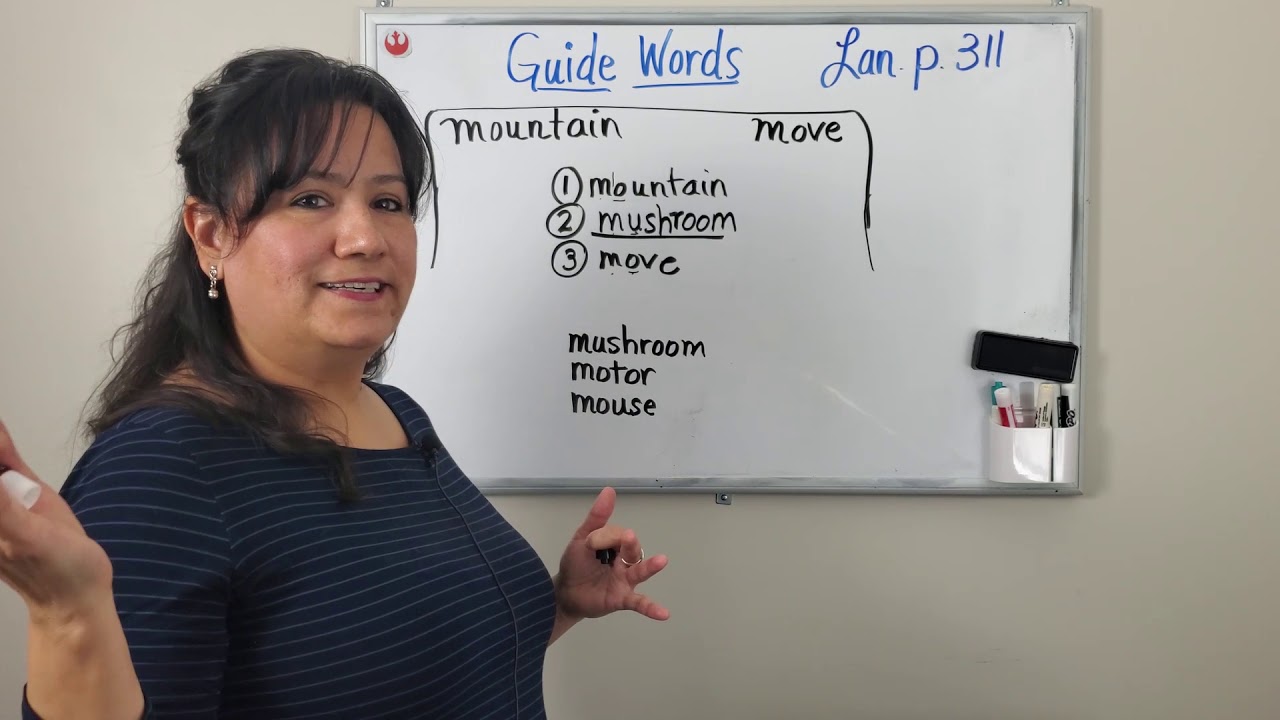 Guide Words