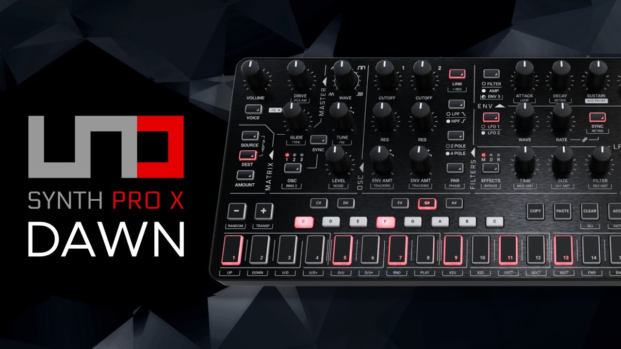 IK Multimedia Uno Synth Pro X Presets Demo (no talking) DAWN Sound Pack