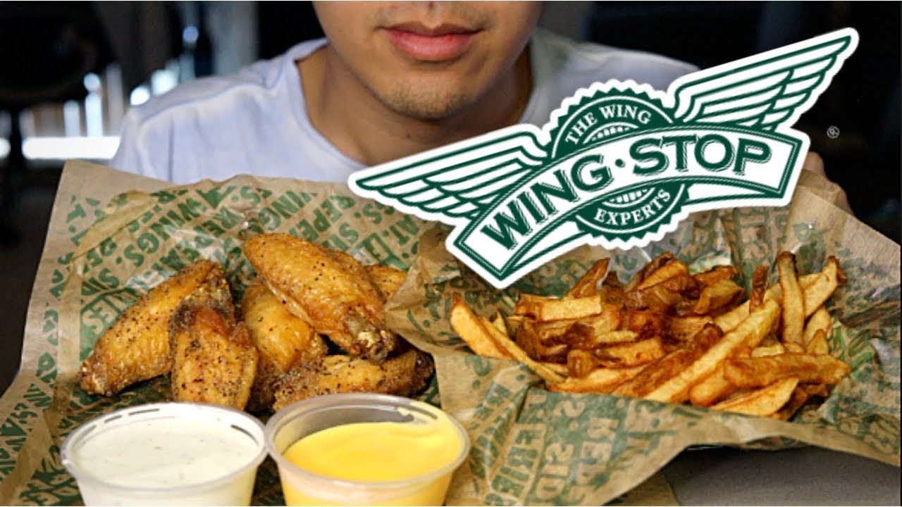 ASMR - Lemon Pepper Wings from Wing Stop (Muk Bang)