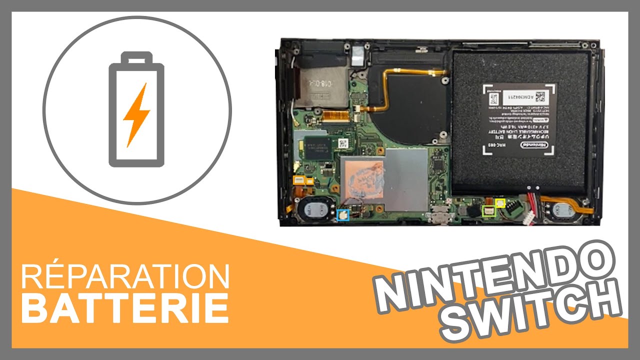 Réparation batterie Nintendo Switch