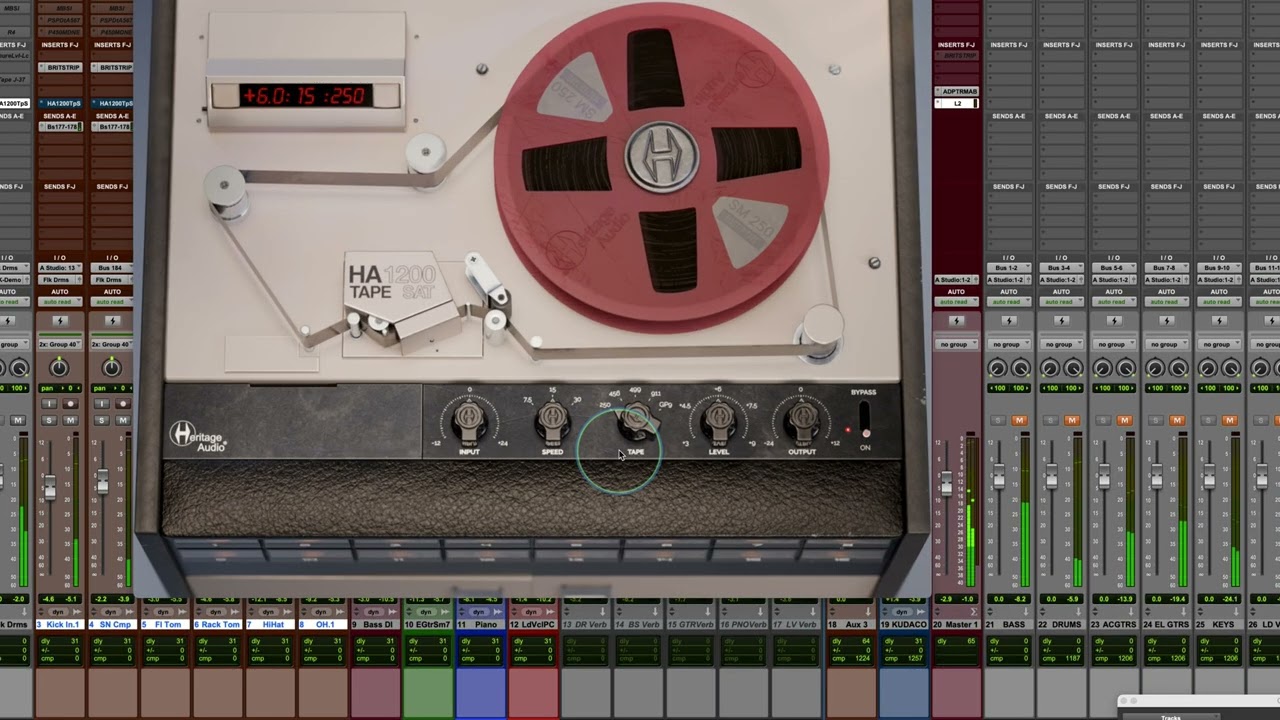 Heritage Audio — HA 1200 TapeSat — микширование с Майком, плагин недели