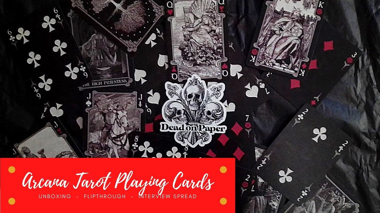 Saying hello to the ARCANA TAROT PLAYING CARDS