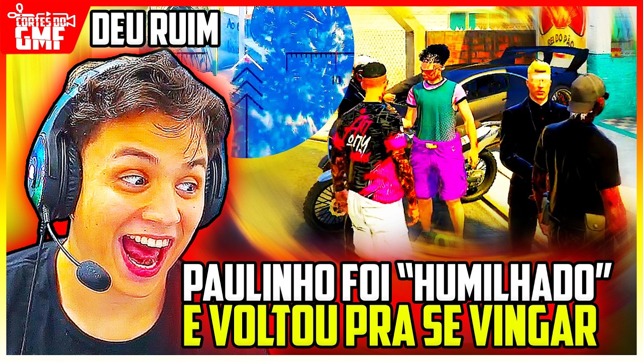 PAULINHO O LOKO foi HUMILHADO😱 e se VINGOU do MORRO DO BRAZILIA na CAPITAL CITY no GTA RP