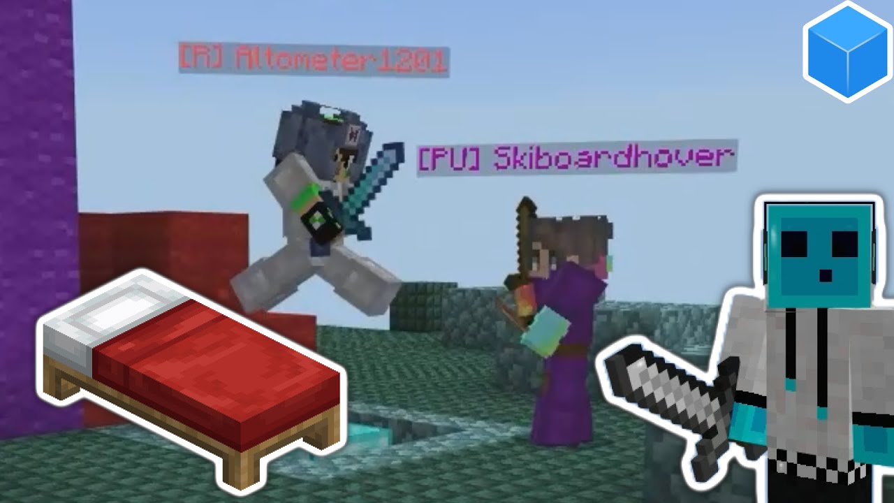 CubeCraft Bedwars - Teams of 4 (Oceanic Map)