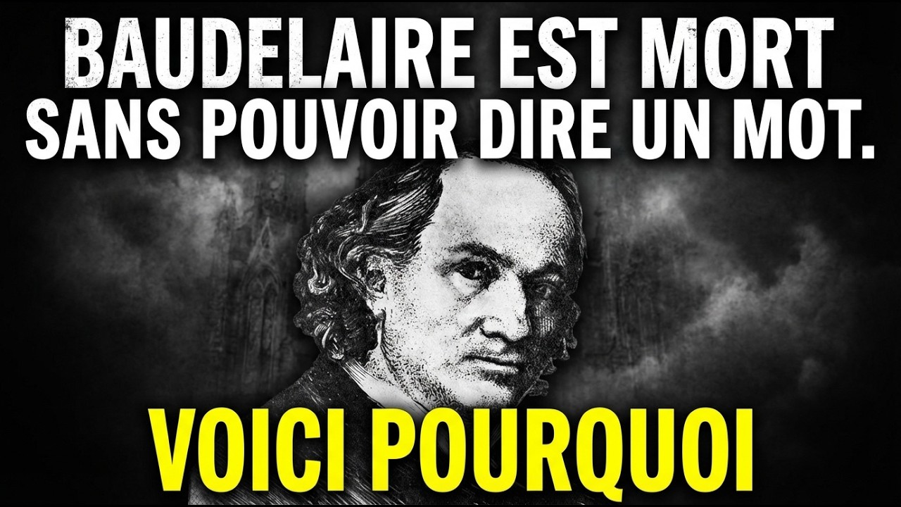 BAUDELAIRE EST MORT SANS POUVOIR DIRE UN MOT. VOICI POURQUOI