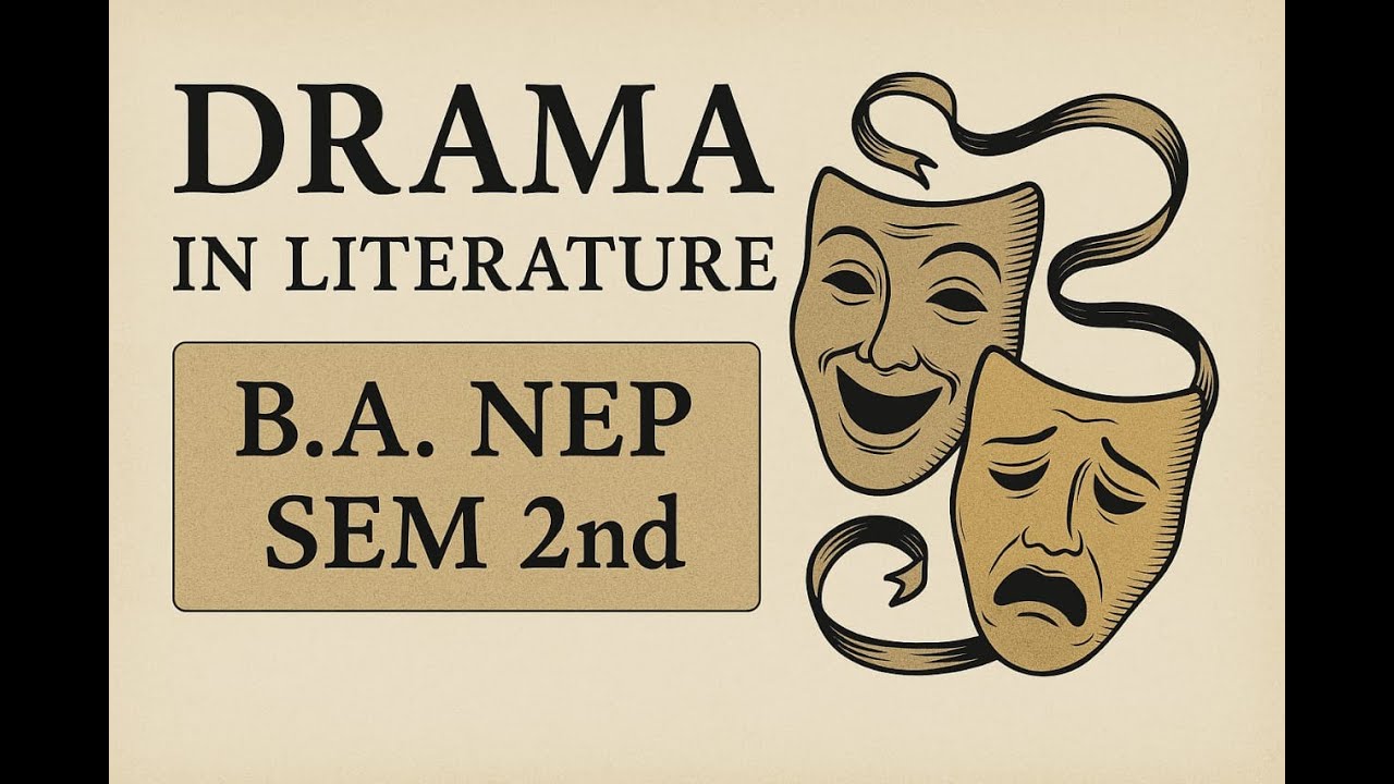 Drama (Types of Drama- Comedy, Tragedy, Tragic Comedy) #universityoflucknow #drama