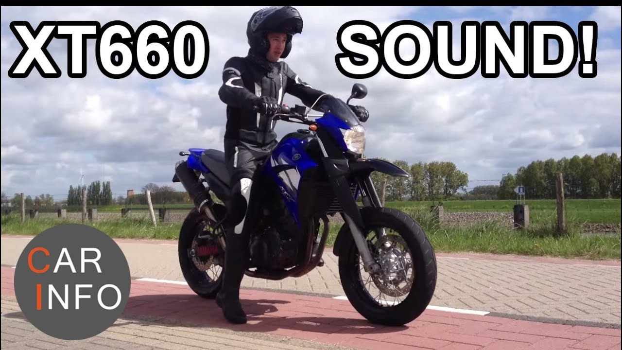 Yamaha XT 660 X Leovince exhaust sound: Testdrive