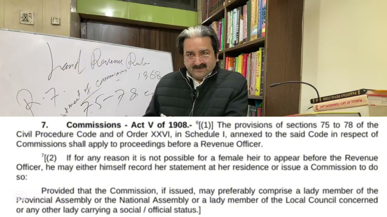 R.7 of The West Pakistan Land Revenue Rules,1968 #kung