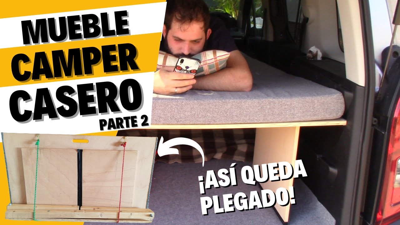 C&oacute;mo hacer un mueble camper 100% CASERO, PLEGABLE y BARATO parte 2/MONTAJE