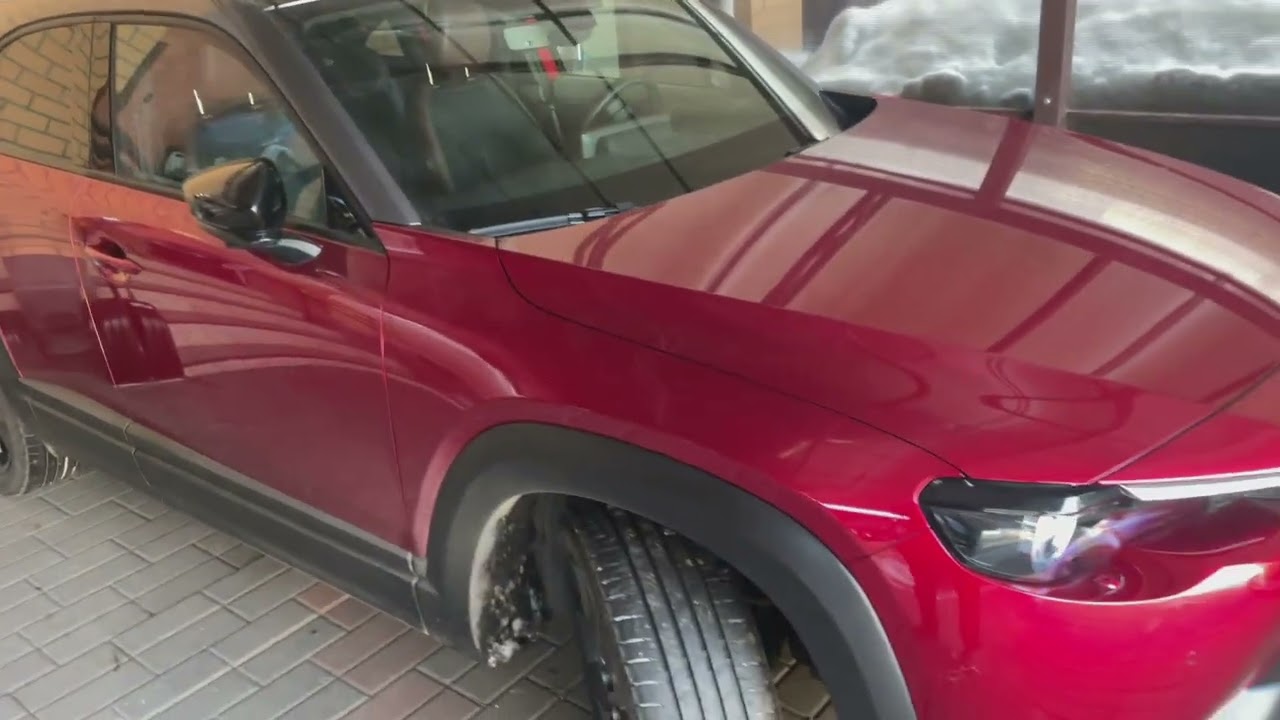 Mazda MX-30 замёрзла в минус 30!