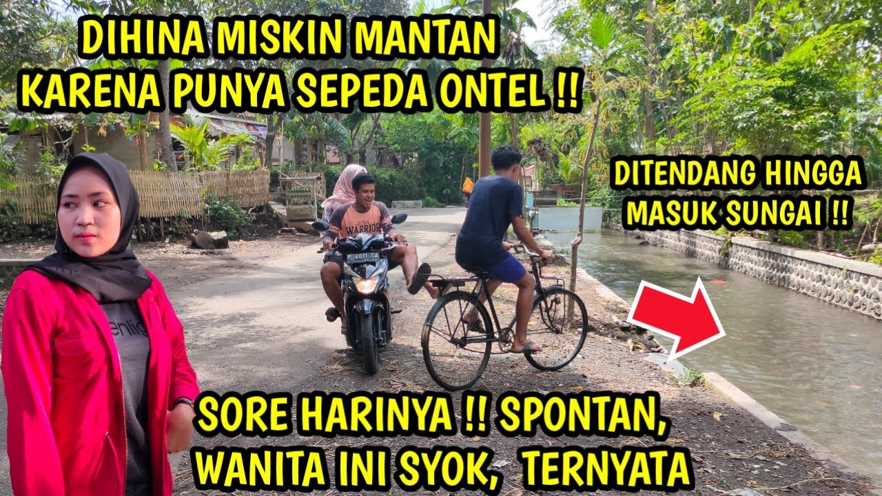 DIHINA MISKIN MANTAN KARENA PUNYA SEPEDA ONTEL ! SORE HARINYA WANITA INI SYOK, TERNYATA,,,