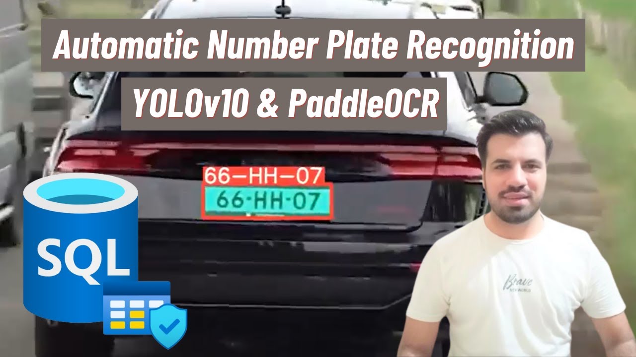 License Plate Detection & Recognition with YOLOv10 and PaddleOCR | Save Data to SQL Database