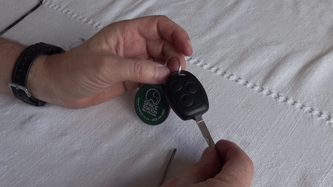 Key fob battery change and programming
