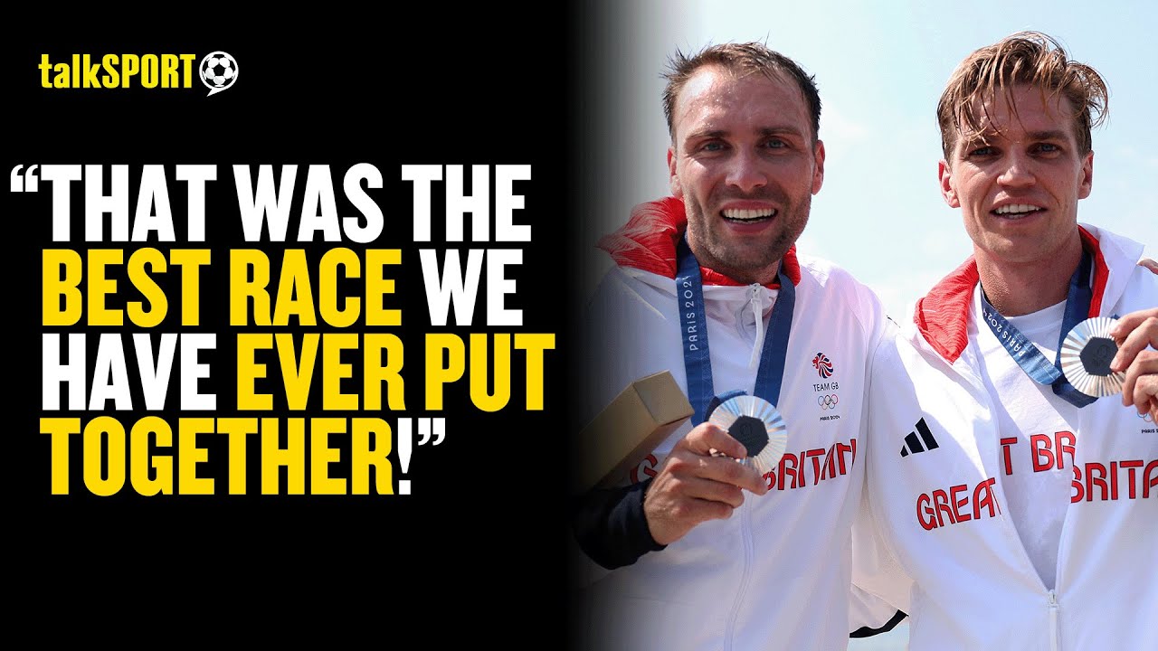 Ollie Wynne-Griffith & Tom George REACT To Winning SILVER At Paris 2024 ROWING  Final! 🛶🔥