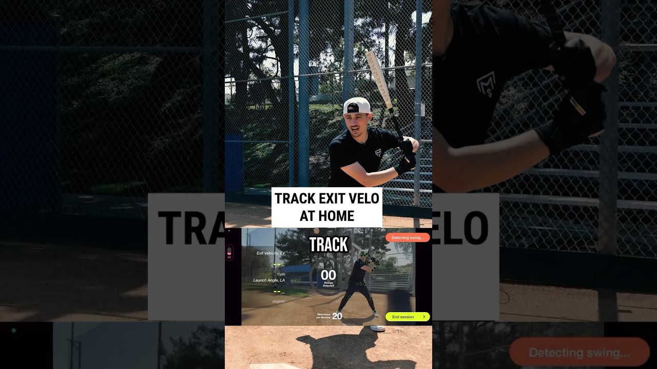 Track Your EXIT VELO at home with b4 #baseball #softball #exitvelo