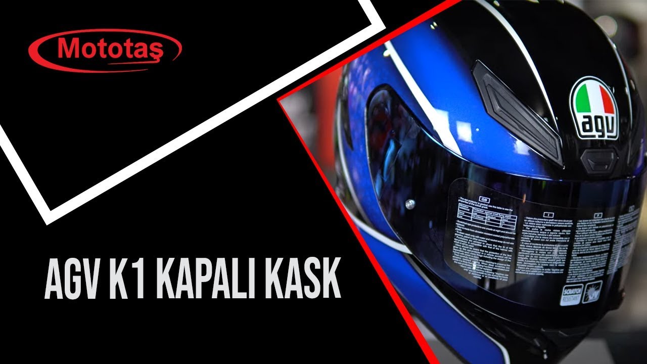 Agv K1 Kapalı Kask