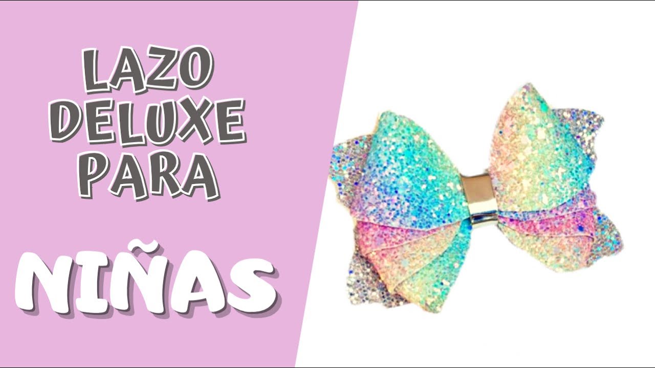 LAZOS para niñas - Como HACER LAZOS - CUERINA