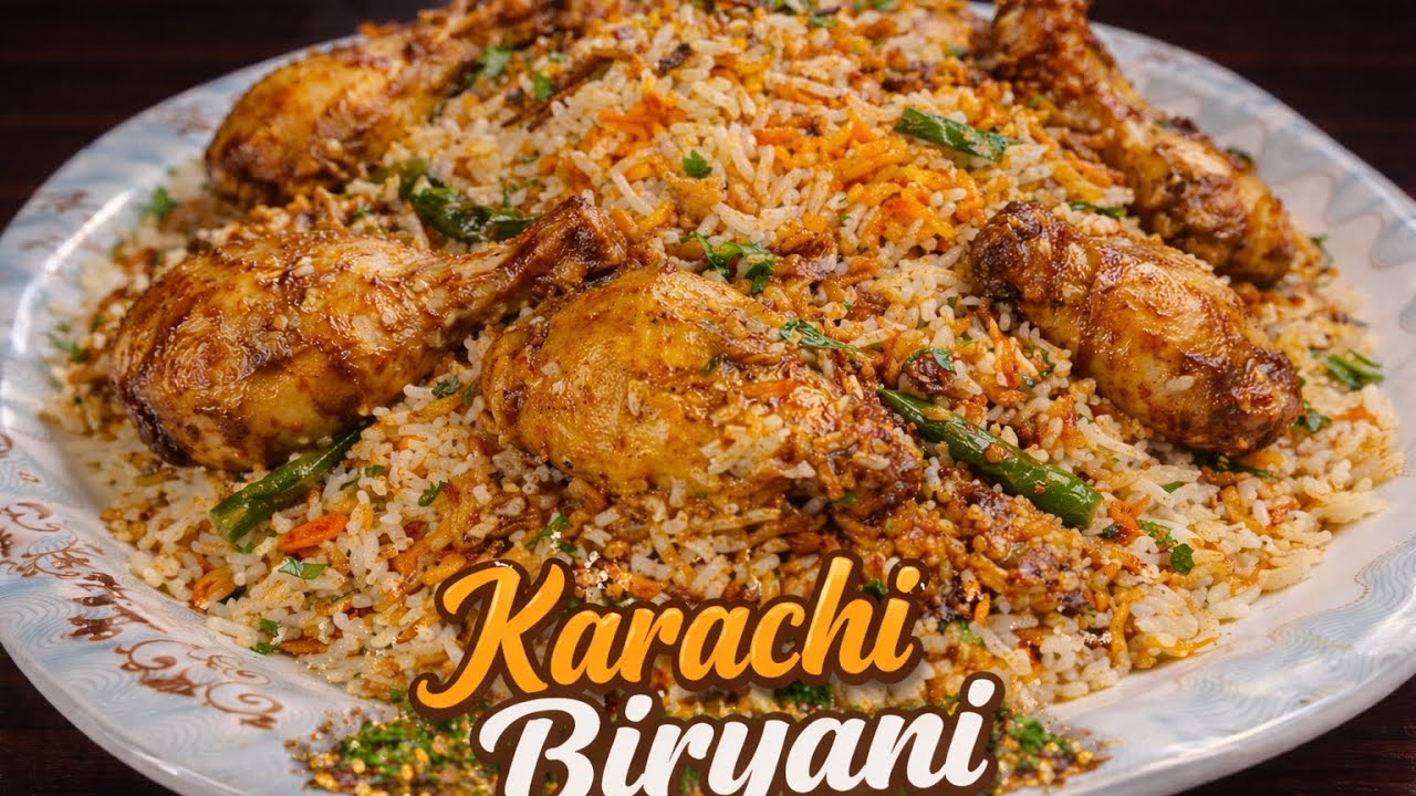 Karachi biryani... mazedar si chatpati biryani..same as Karachi ki famous biryani ..