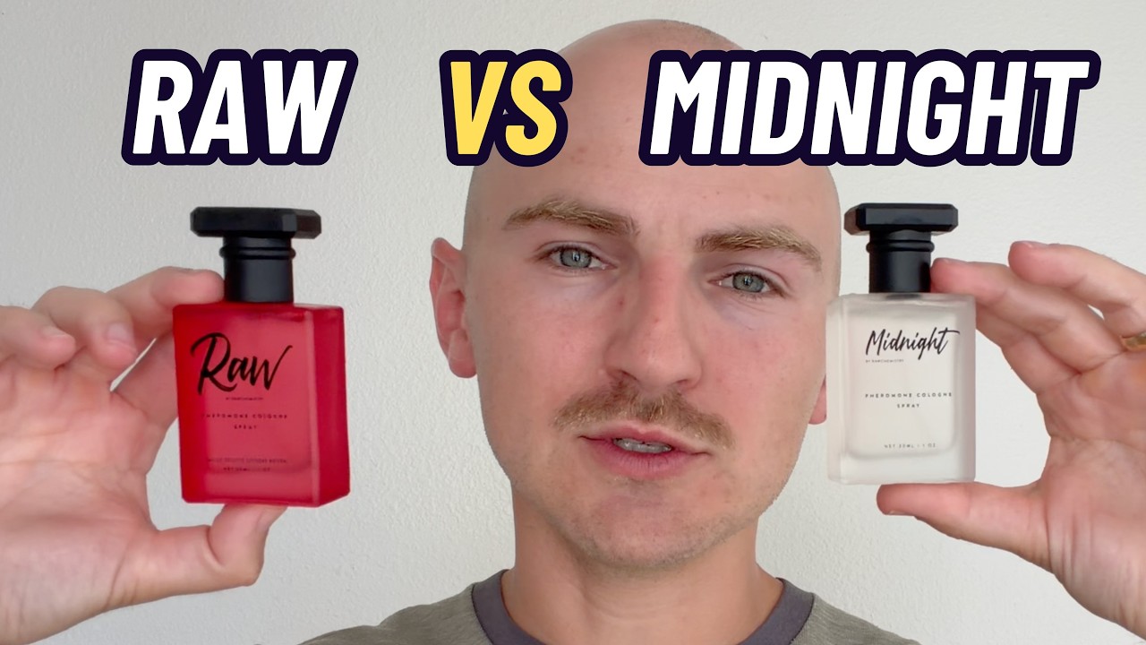 Raw vs. Midnight Cologne Comparison | RawChemistry Pheromone Infused Mens Perfume Test Results