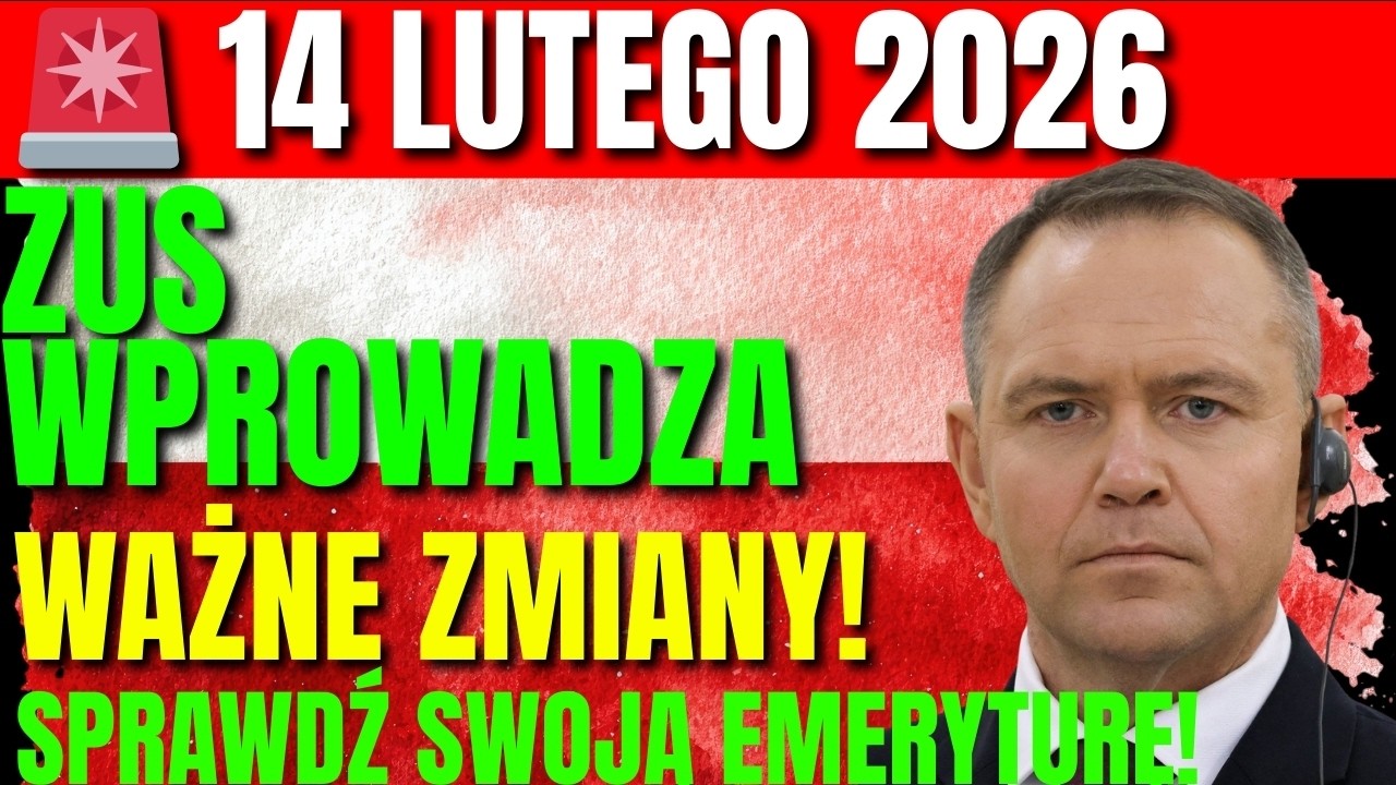🚨 14 LUTEGO 2026 – WAŻNE ZMIANY DLA EMERYTÓW! ZUS ogłasza nowe decyzje o wypłatach i waloryzacji