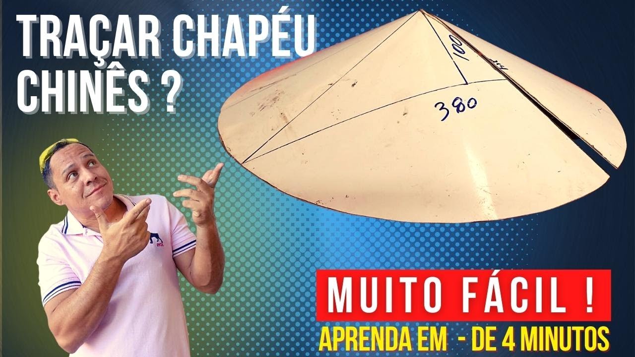 ✅Como FAZER CHAPÉU CHINÊS, rápido e fácil .[PASSO A PASSO ]