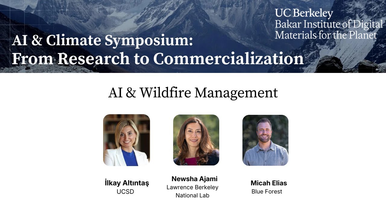 AI & Wildfire Management | AI & Climate Symposium