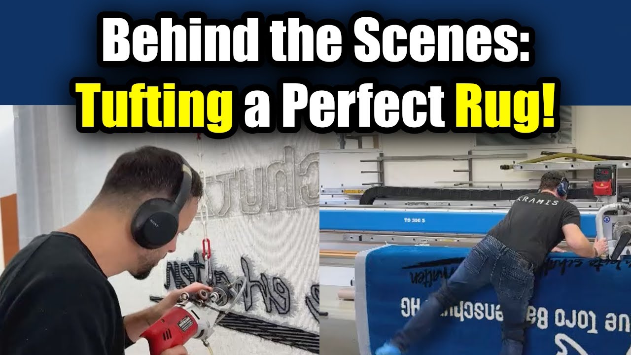 Professional Rug Tufting Video (Satisfying)