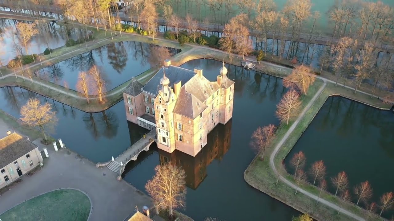 Kasteel de Cannenburgh 4K dronebeelden. Uniekplekje.com