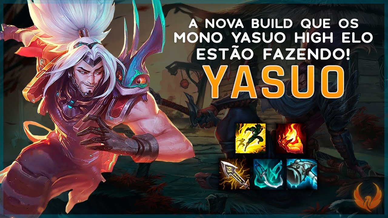 A NOVA BUILD QUE OS MONO YASUO HIGH ELO ESTÃO FAZENDO *QUADRAKILL ROUBADO* - YASUO MID GAMEPLAY