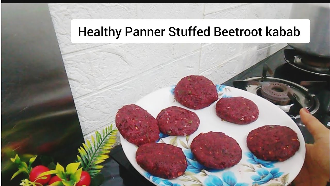 Healthy Beetroot Panner kebab Recipe #Snacks #Beetrootcutletrecipe #food  #purvanchalkitchenvlog 