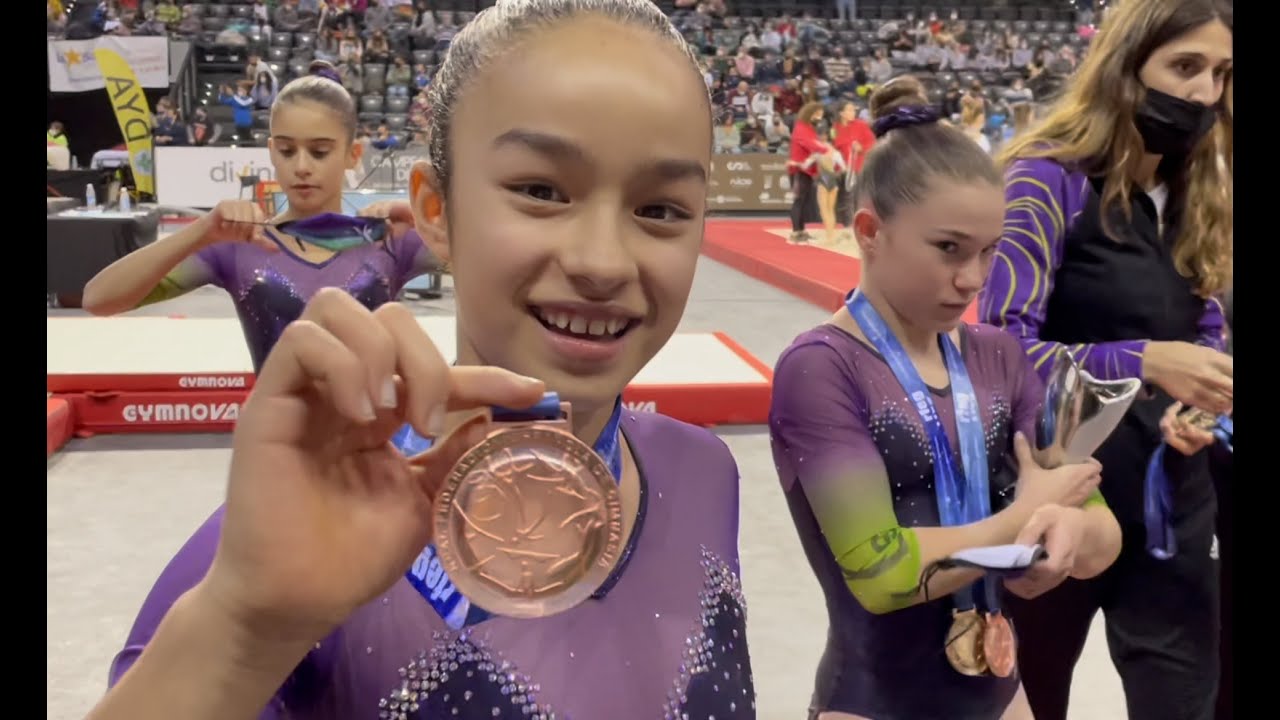 Spanish 🇪🇸 Nat. Championship - Salt Gimnastics Club - Dec 2021 - VO5 - 11yo - 🥉In Bars -PAMPLONA