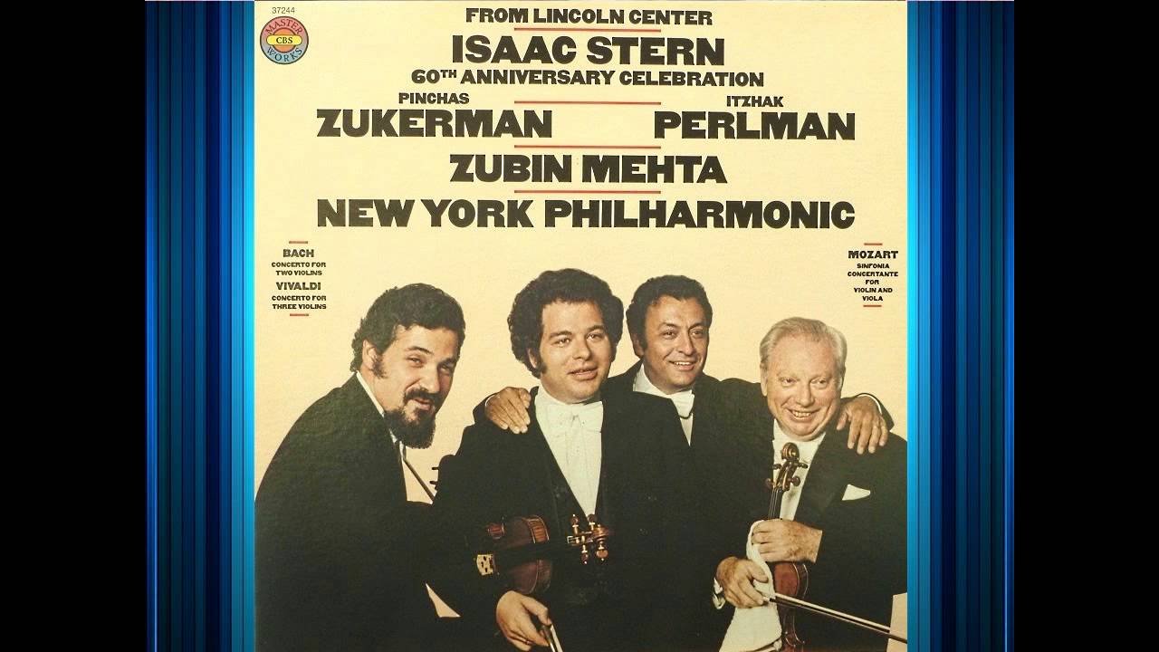 Vivaldi - Concerto For Three Violins - Stern, Zukerman,  Perlman - Mehta