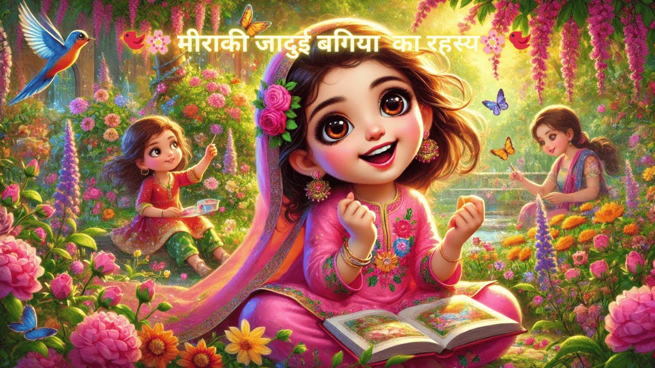 🐦🌸 मीराकी जादुई बगिया  का रहस्य🌸🐦#moralstories#panchatantrastories#kids#story#hindistories #hindi