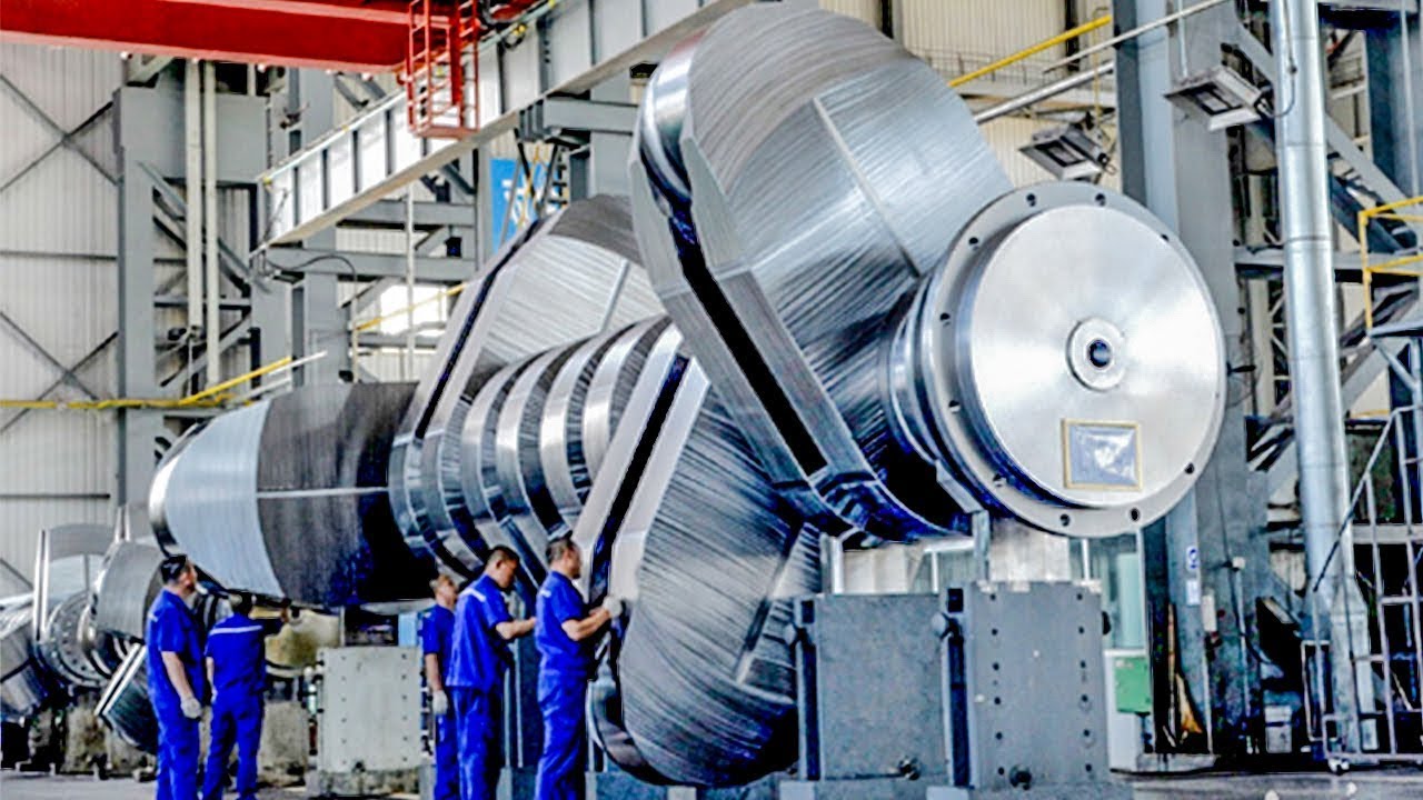 Discover Super Big Heavy Duty Plant | Complete Crankshaft Machining | CNC Machine In Working