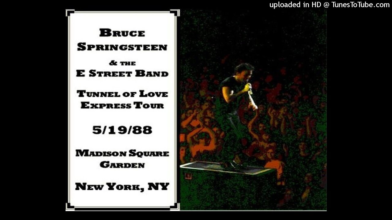 Bruce Springsteen Part Man Part Monkey New York City 19/05/1988