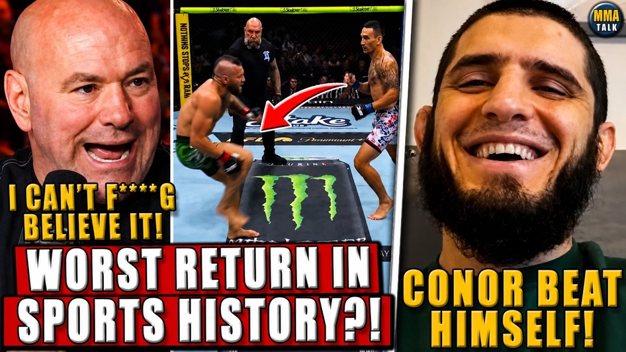 MMA Community REACTS to Conor McGregor's DISASTROUS UFC 329 comeback loss to Max Holloway!