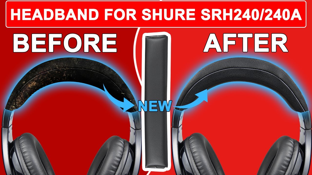 SOULWIT® | How to Replace Shure SRH240/SRH240A Headband | Repair Parts Kit