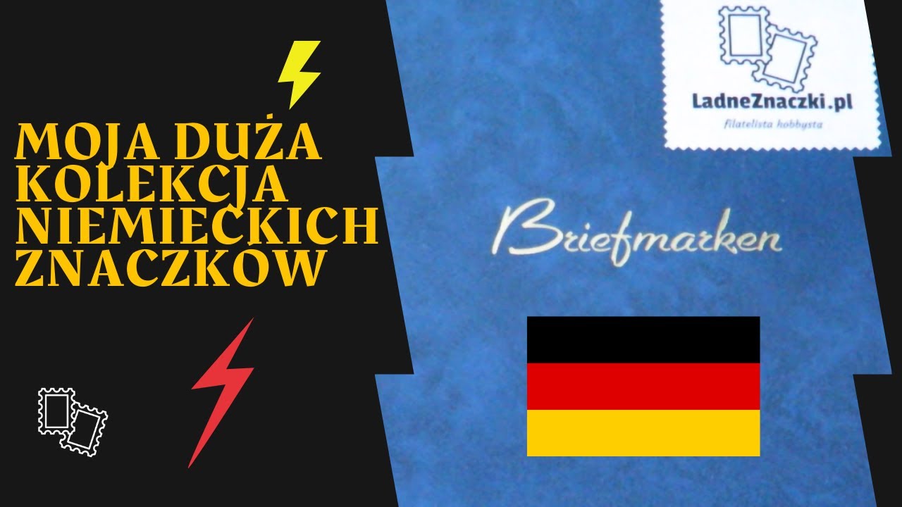 Duża kolekcja niemieckich znaczków pocztowych
