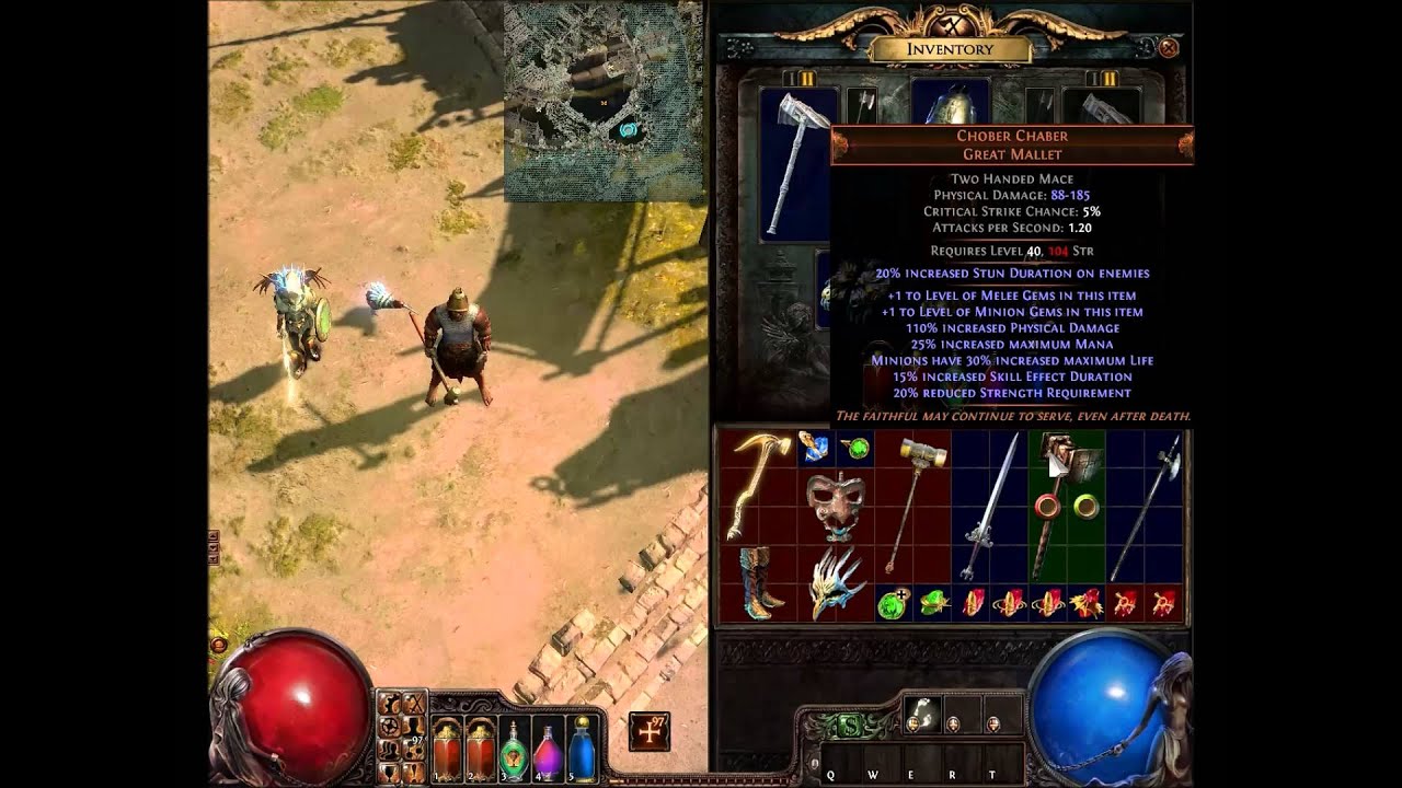 Path of Exile: Unique Chober Chaber Great Mallet