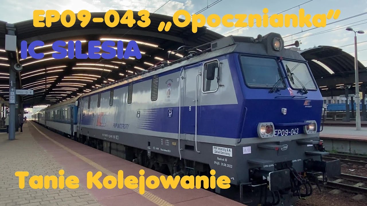IC 14000 SILESIA Warszawa Wschodnia - Praha-Vrsovice EP09-043 