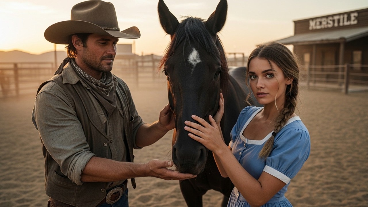She Was The Only One Who Could Calm His Horse, The Cowboy Figured She Could Calm His Heart As Well
