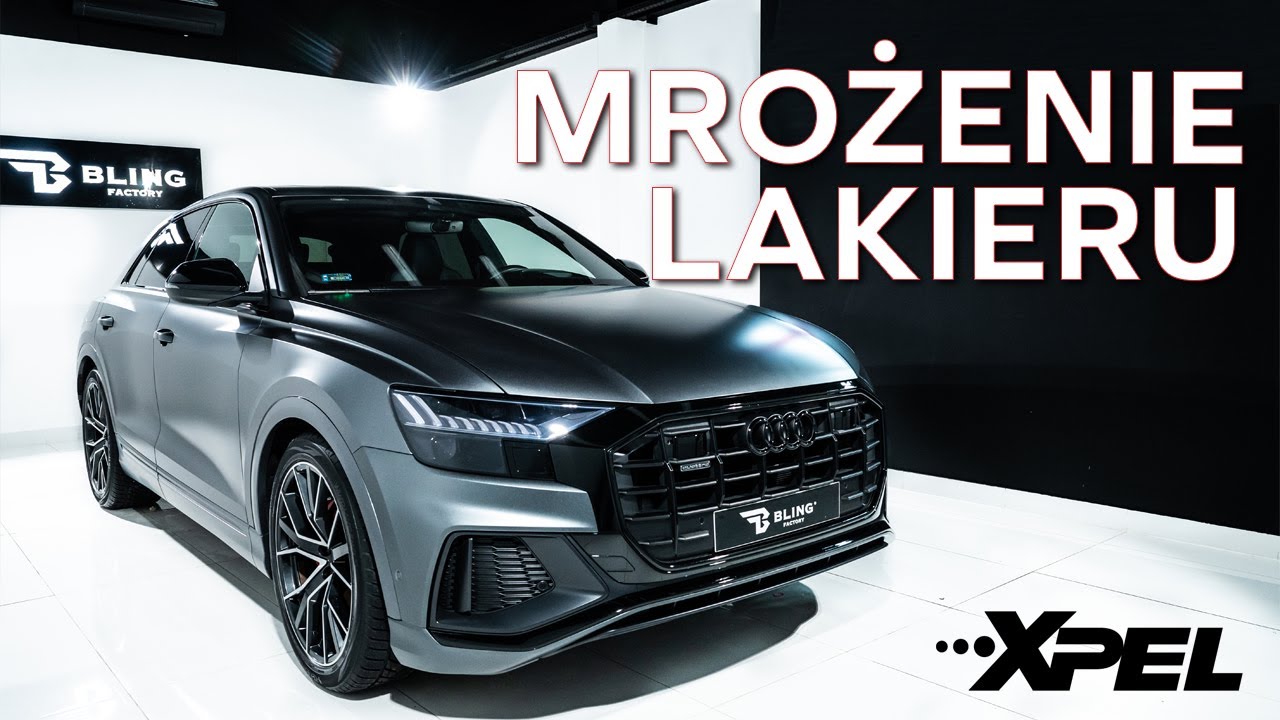 Audi Q8 - mrożenie lakieru - folia ochronna Xpel Stealth | Bling Factory - Premium Detailing Olsztyn